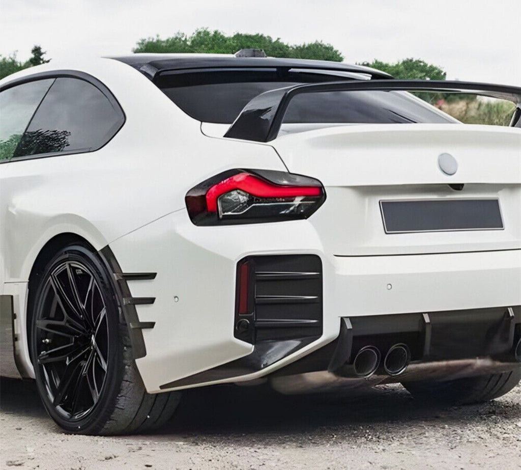 M2 Rear Bumper Air Vent Cover Gloss Black Trim for BMW G87 M2 Coupe 2022-2024