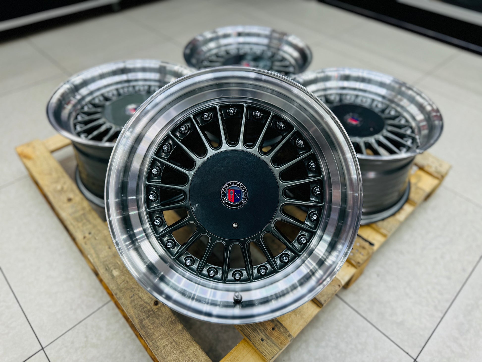 15” AS- ALPINA 4/100 & 4/114 wheels grey