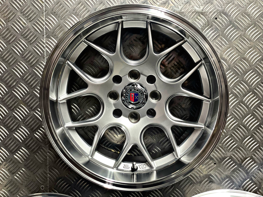 15” AS- 7646 4/100 4/114 silver wheels