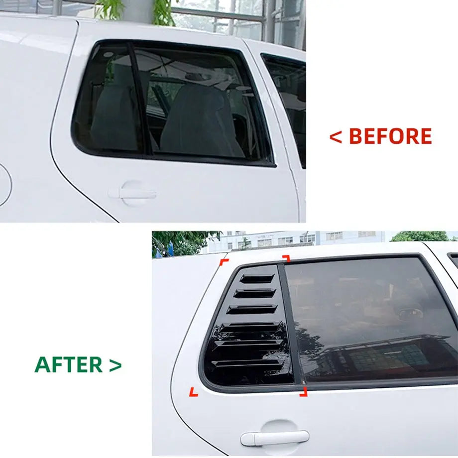 Vw golf MK4 rear window louver