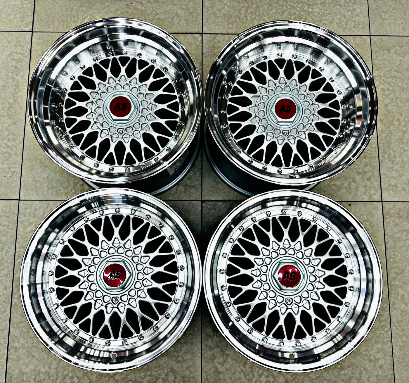 17” AS-MESH 8.5/10j 4/100 4/114 SILVER