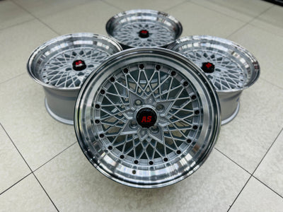 15” AS-SR 4/100 SILVER WHEELS