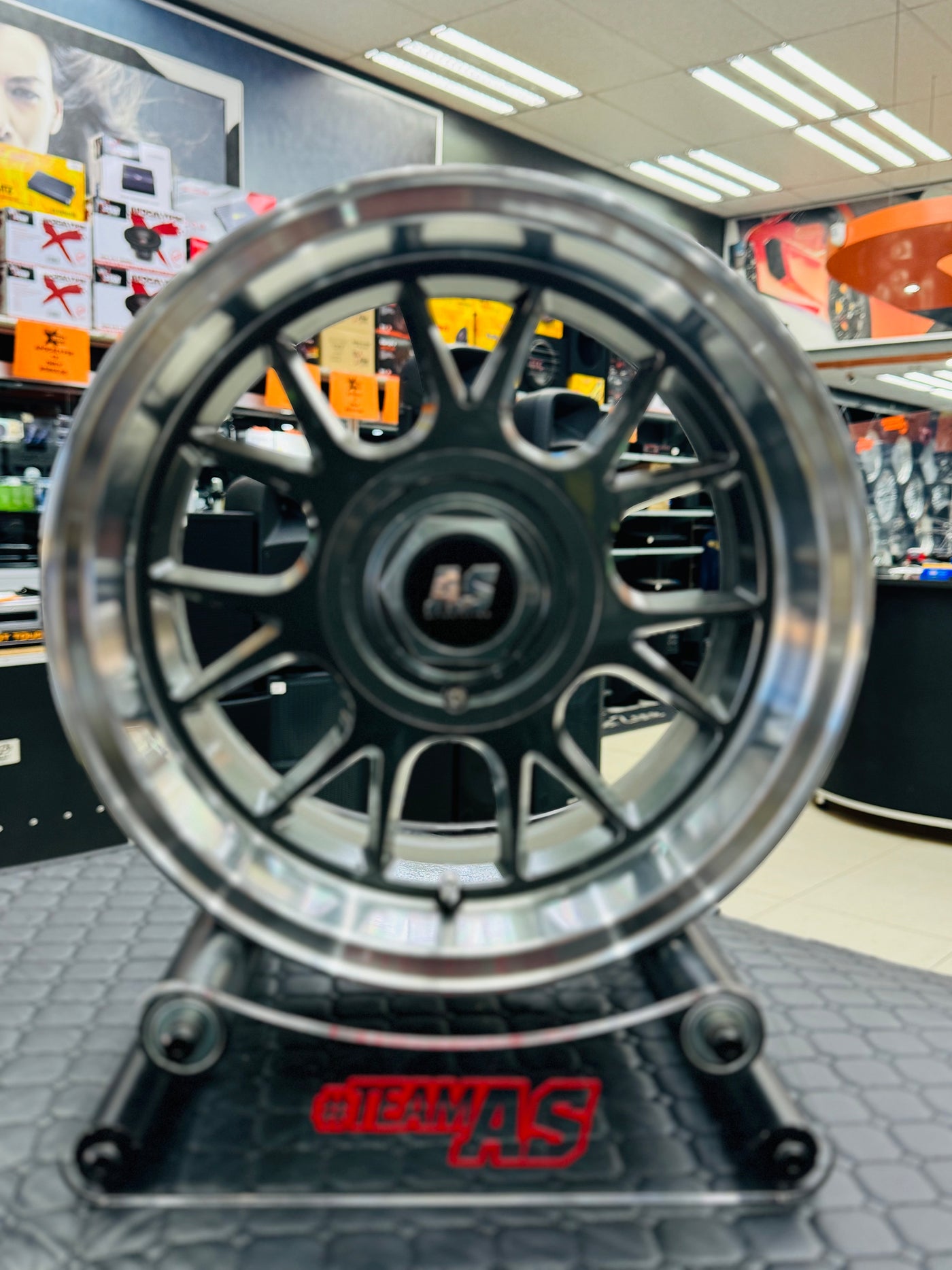 15” AS- 7562 4/100 4/114 gunmetal wheels