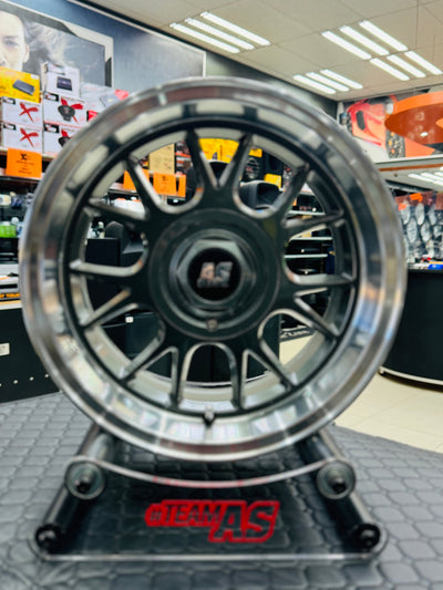 15” AS- 7562 4/100 4/114 gunmetal wheels