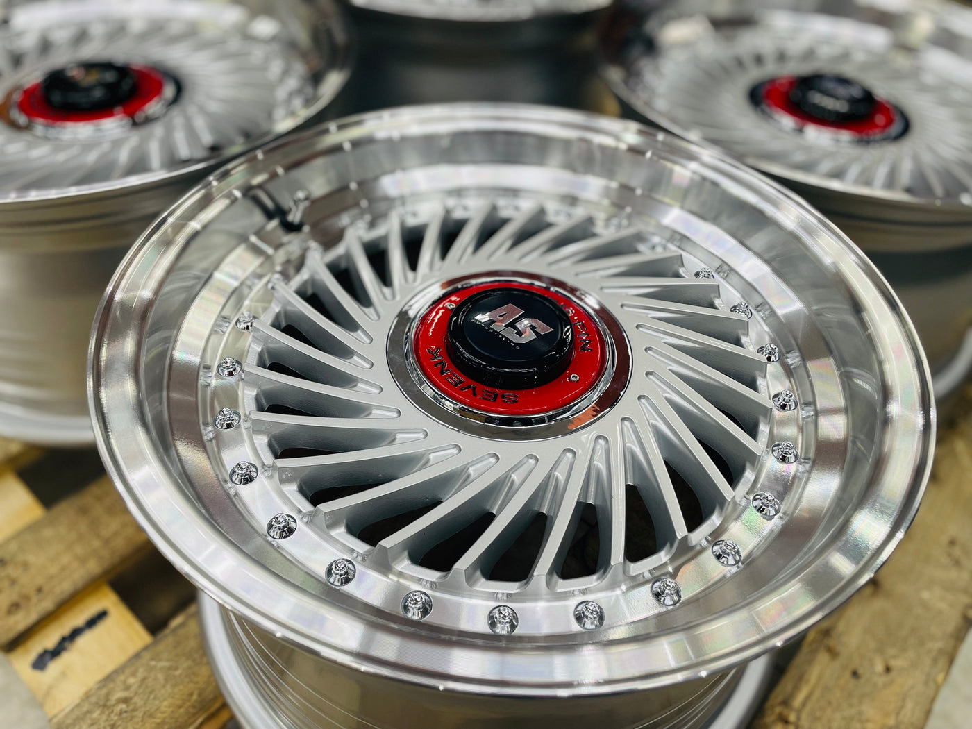 15” AS- SUPERFIN SILVER  4/100 4/108 wheels