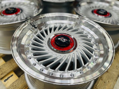 15” AS- SUPERFIN SILVER  4/100 4/108 wheels