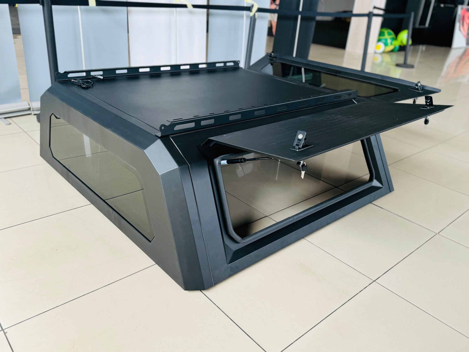 FORD RANGER T7 BLACK STEEL CANOPY