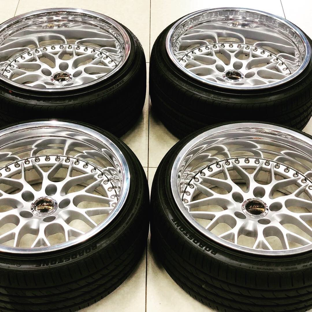 18” 3pce ENKEI AEGIS SPLIT JDM WHEELS 5/114