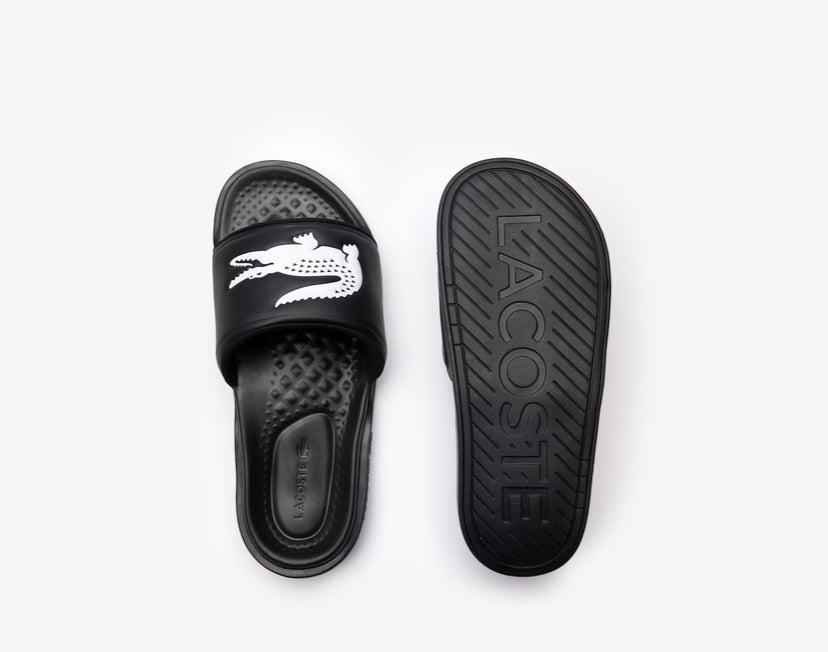 Lacoste Women's Croco Dualiste Synthetic Logo Strap Slided
