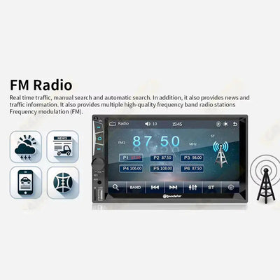 7 Inch Roadstar MP5 Double Din Media Player +FREE 32G SD CARD