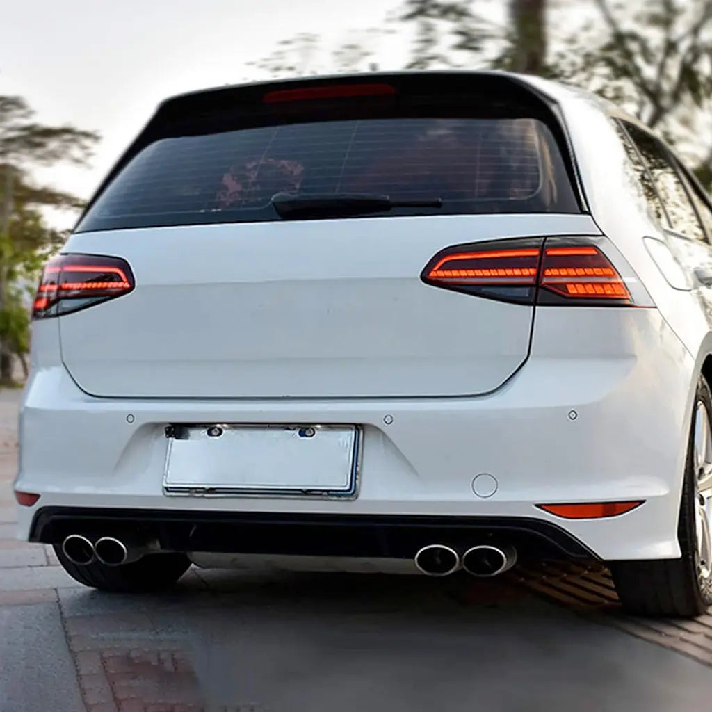 Suitable To Fit - VW Golf 7 / 7.5 OEM Style Smoked Black LED Sequential Taillights