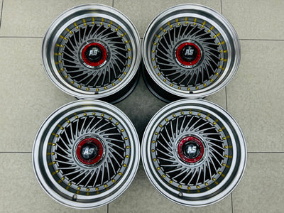 15” AS-SUPERFIN 4/100 & 4/114 MATT GREY   WHEELS