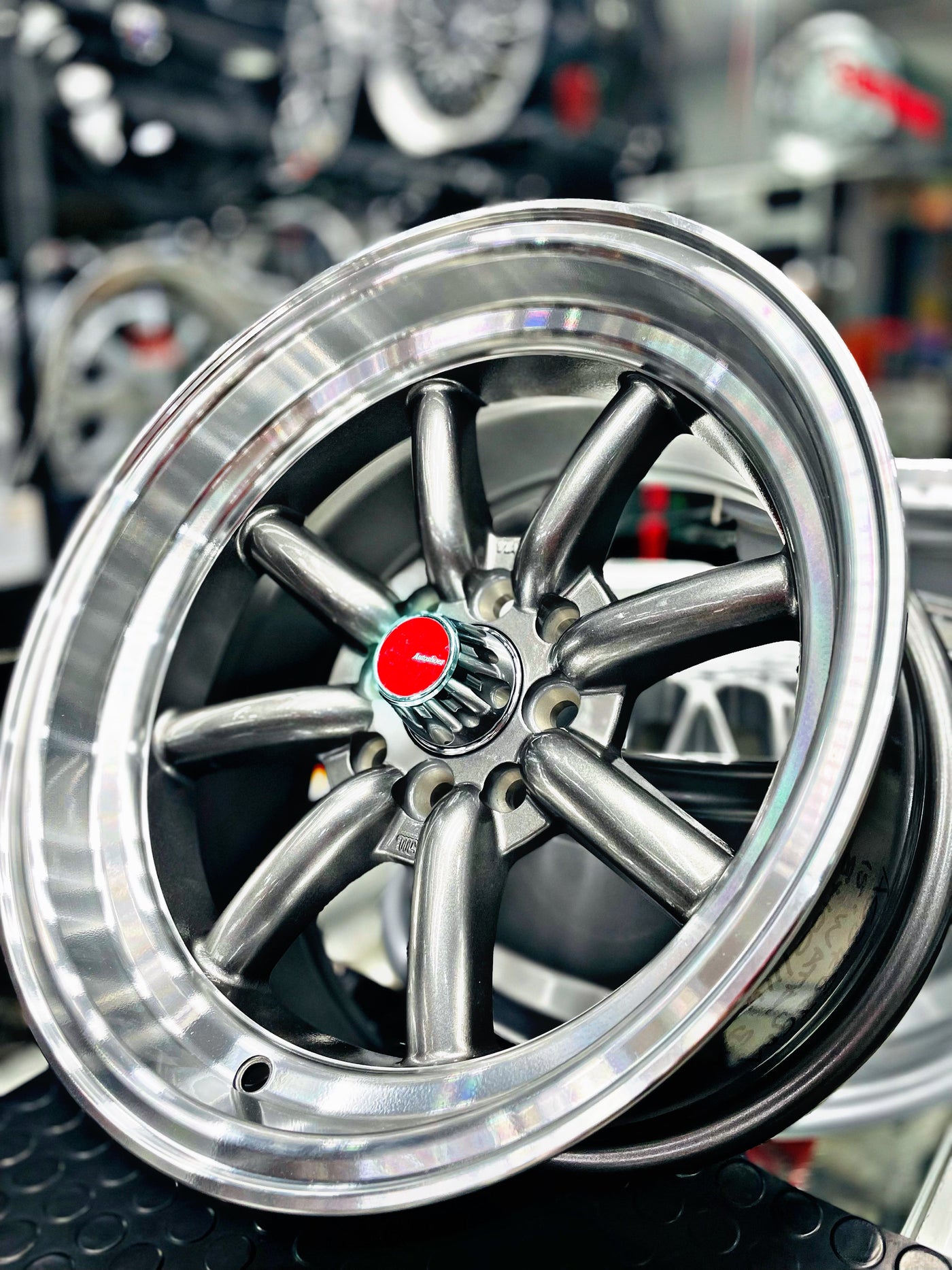 15” AS-WATA 8j 4/100 4/114 GREY  RIMS