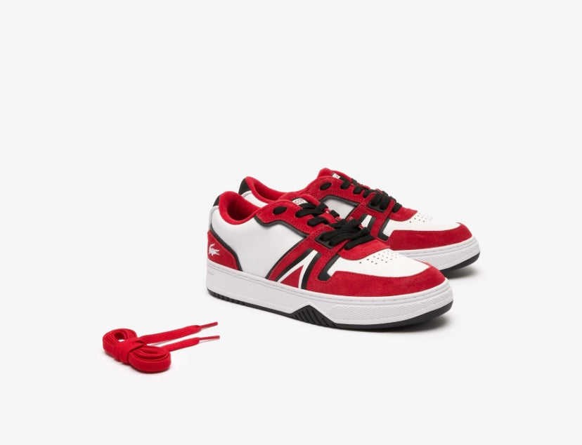 Lacoste Men’s L001 Coated Leather Trainers