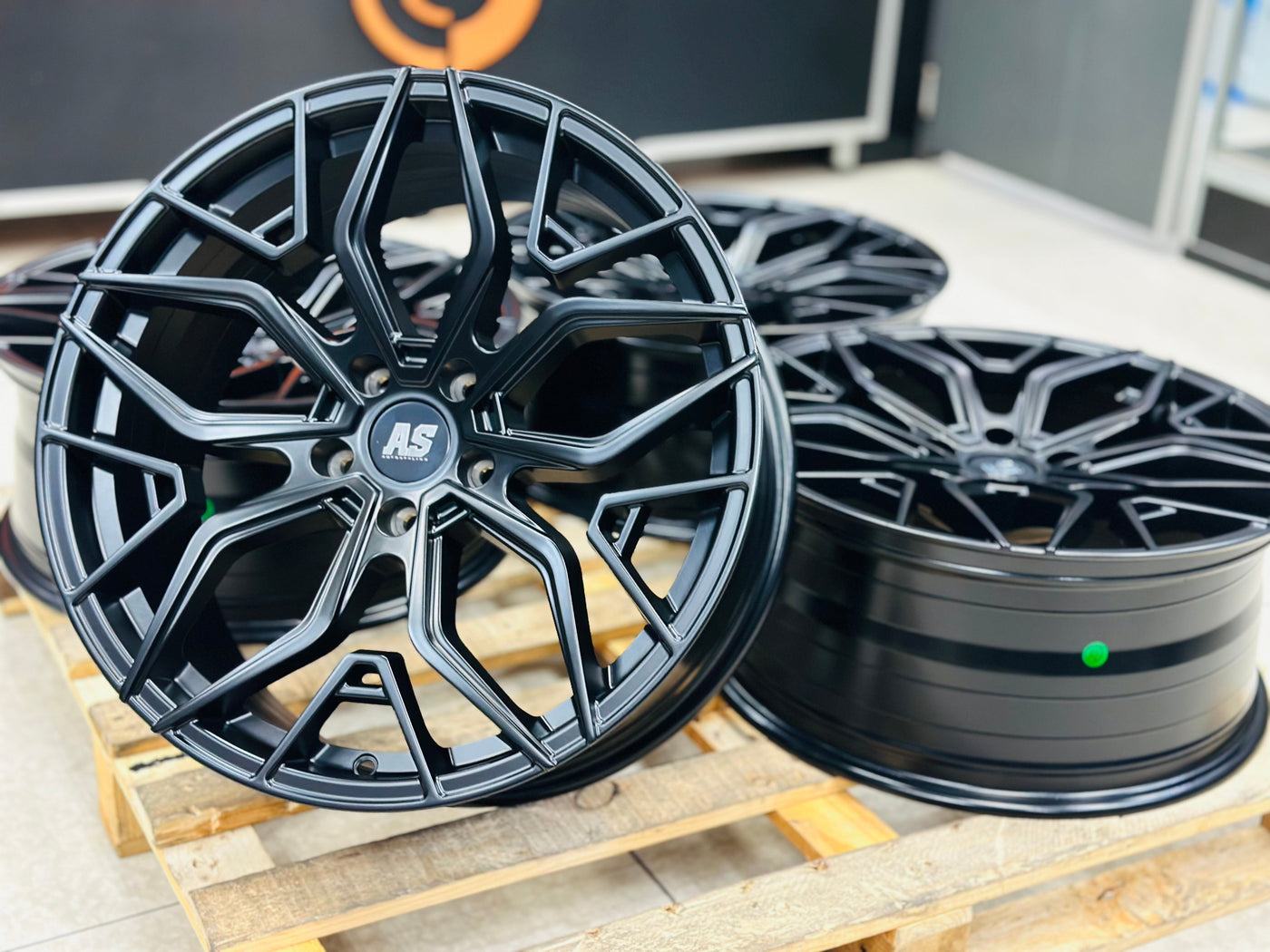 19” AS-KKR  5X112 & 5x120 SATIN  BLACK