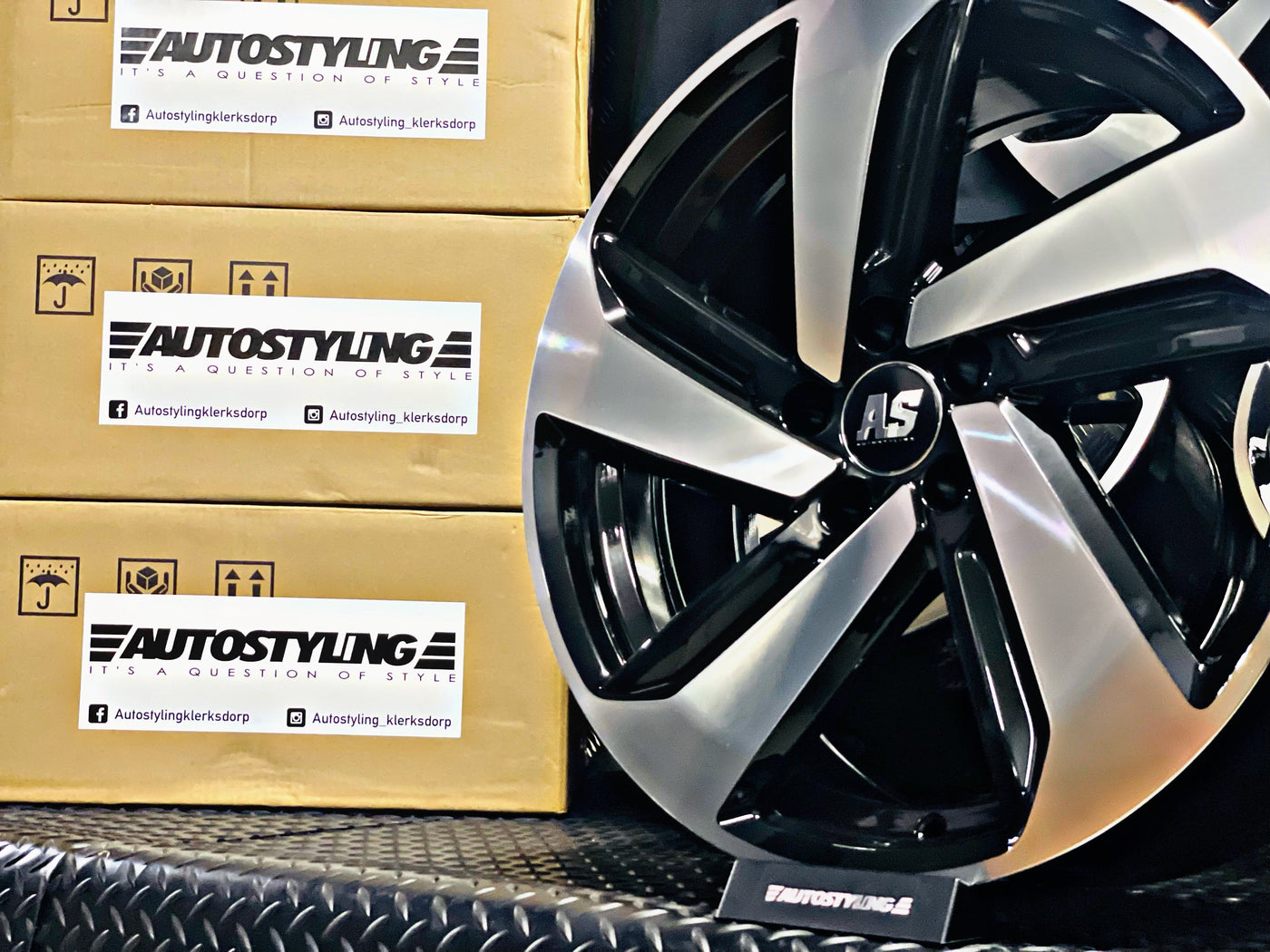 18 ” AS- GTI 5/100 BLACK MACHINE FACE