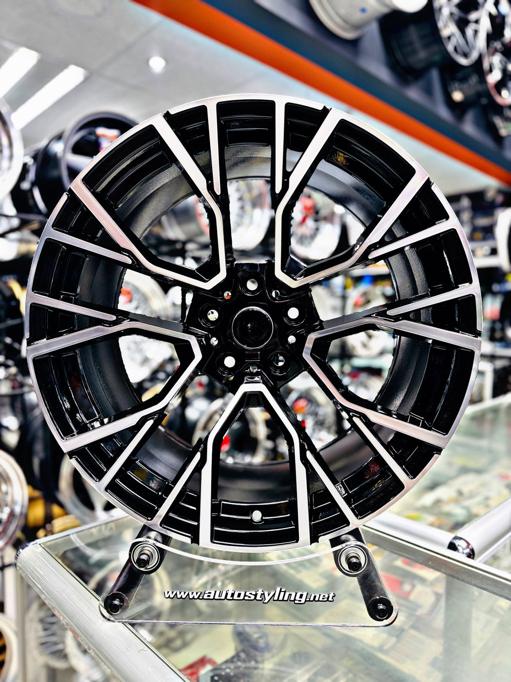 20” AS- BM 2025 X5 5/120 BLACK MACHINE FACE