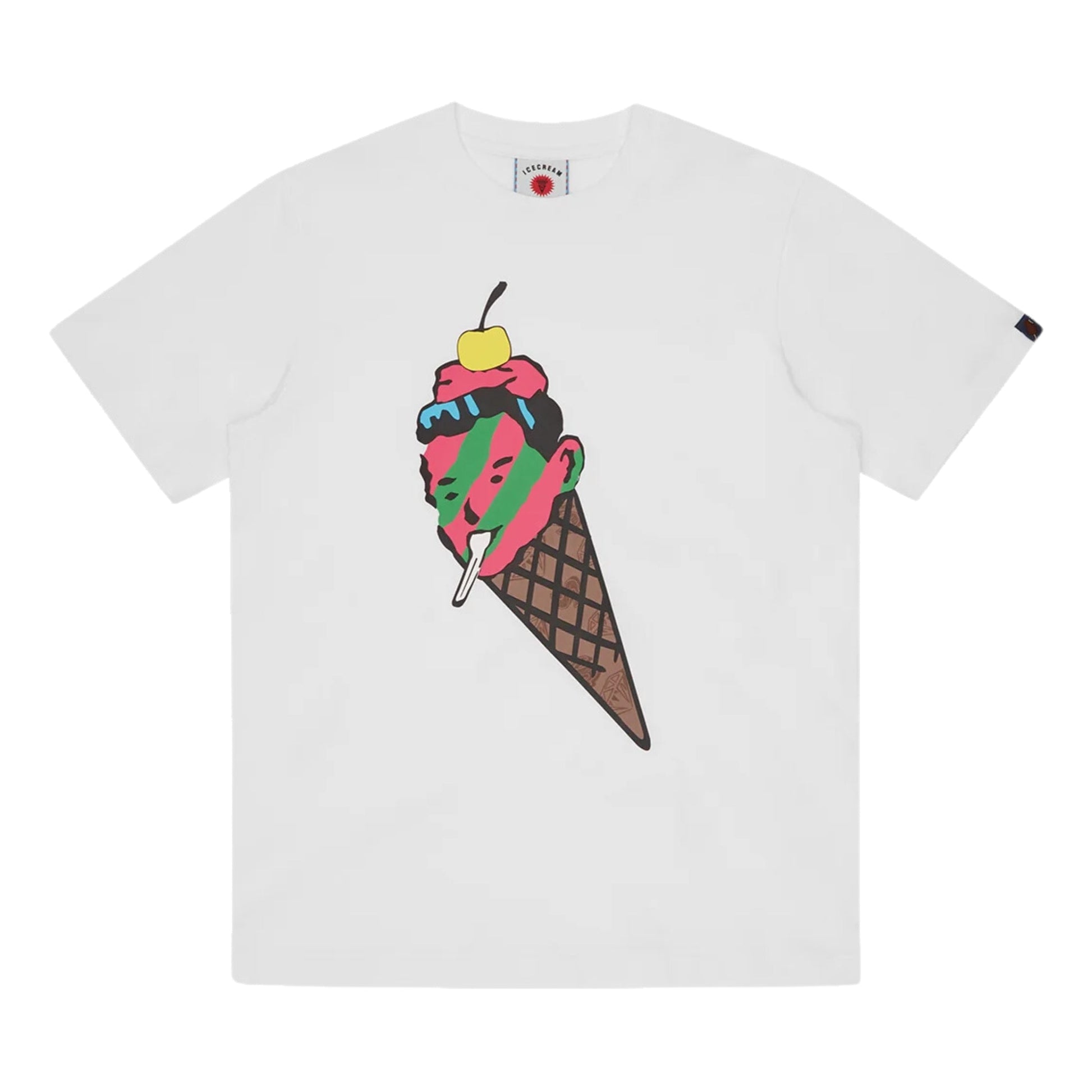 Ice-Cream T-Shirt Cone Man White
