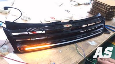POLO 9N MK8 GTI STYLE FACELIFT BADGE-LESS GRILL WITH LED ‼️ HALF PRICE ‼️