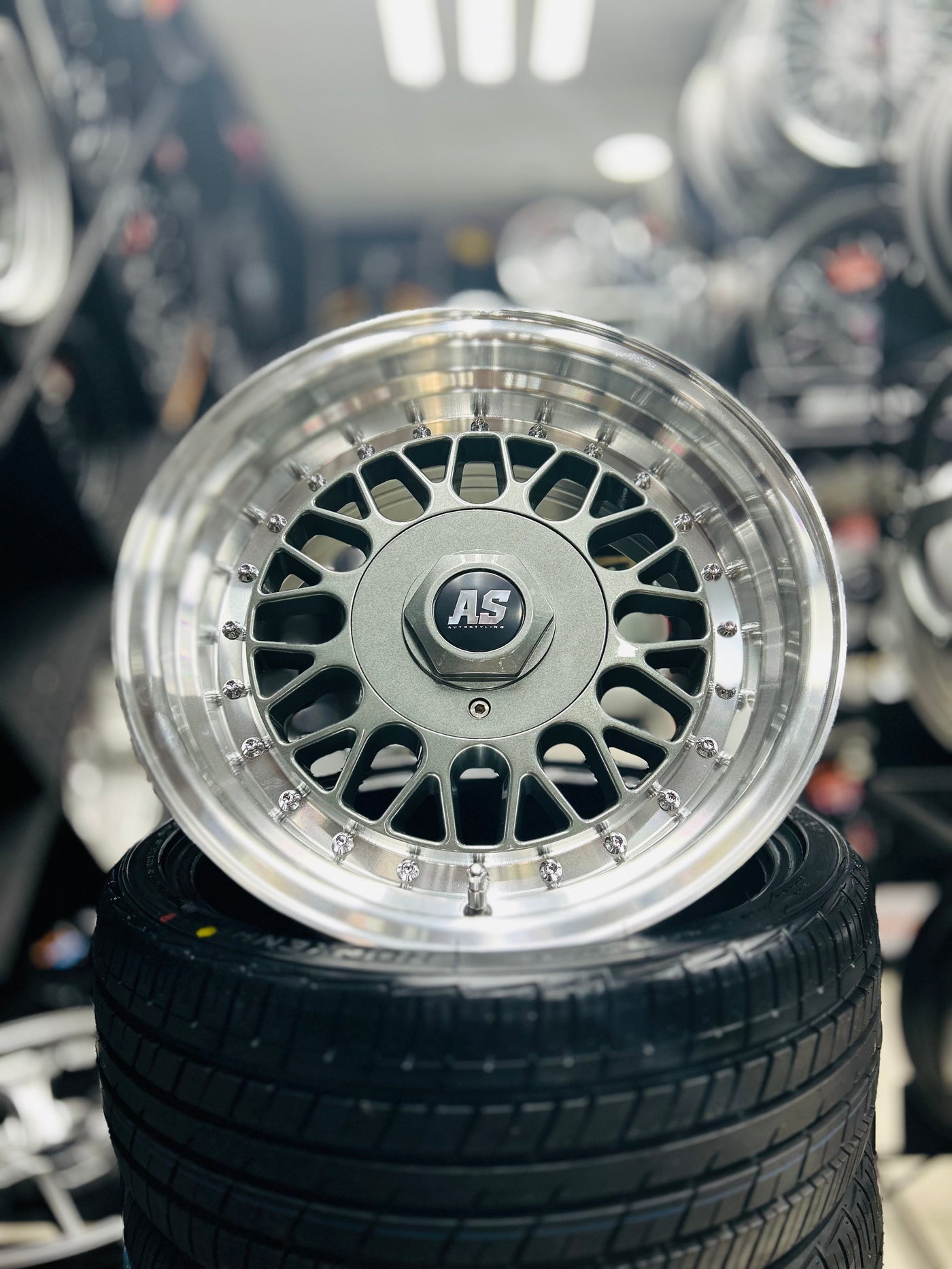 15” AS- BLAZE 4/100 4/108 GUNMETAL