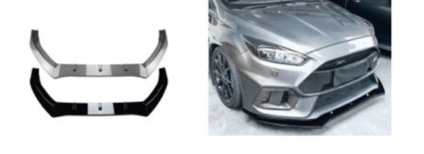 Ford Fiesta ST 3pce FRONT SPOILER GLOSS BLACK