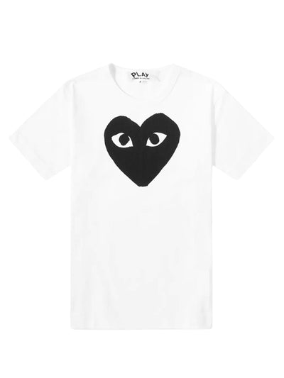 Comme Des Garcons T-Shirt Heart White