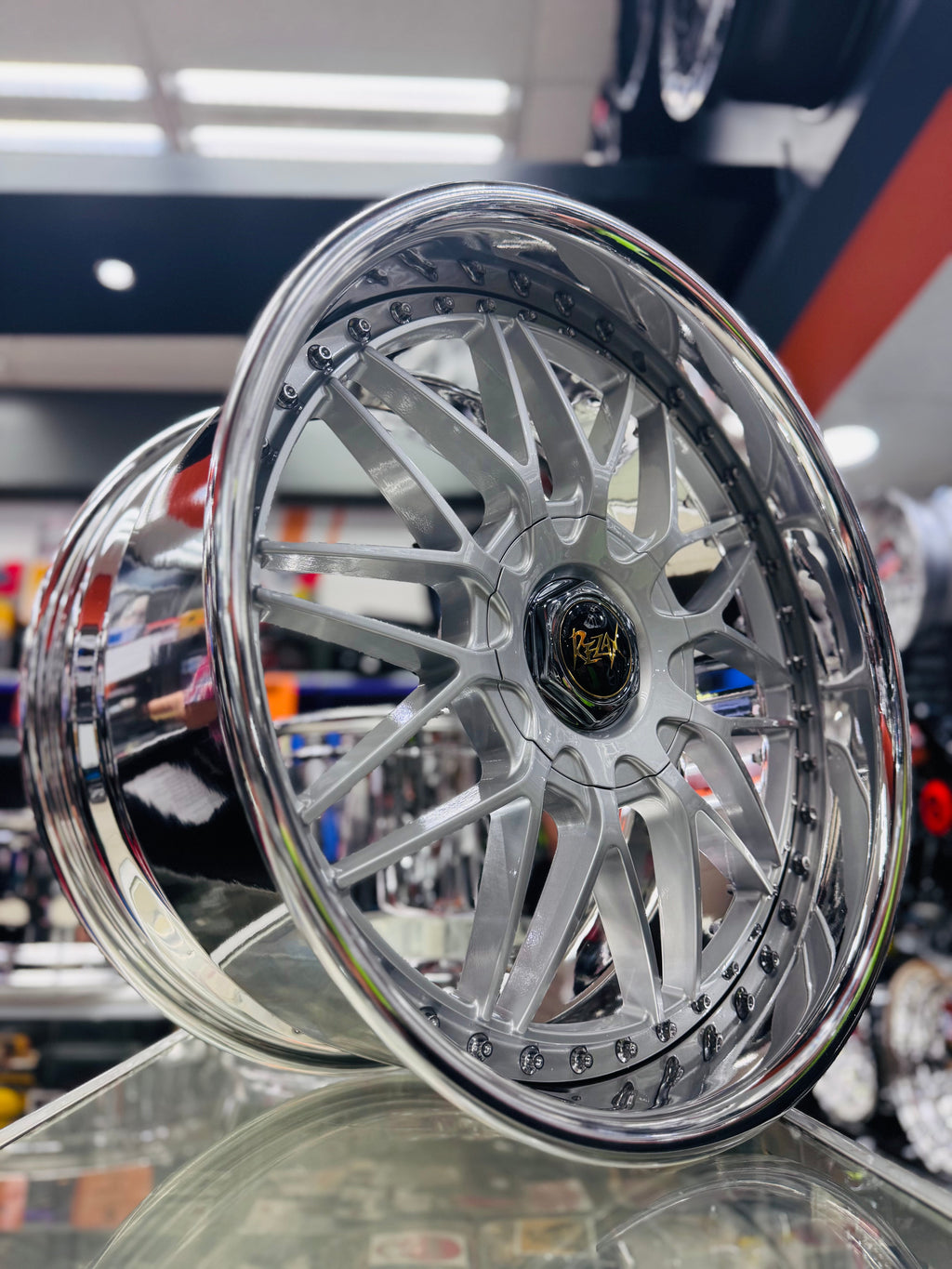 20” REZAX 2pce split forged  wheels