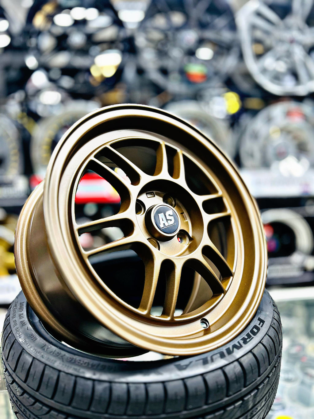 15” AS- ENKEI 7j 4/100 wheels