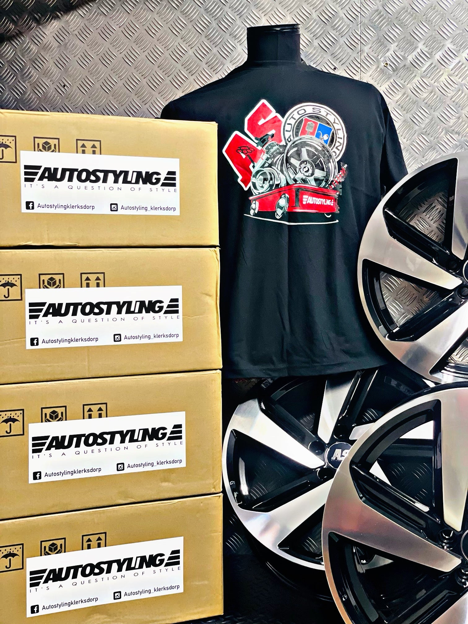 18 ” AS- GTI 5/100 BLACK MACHINE FACE