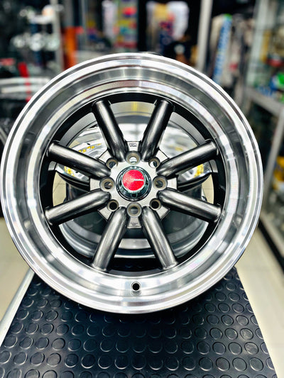 15” AS-WATA 8j 4/100 4/114 GREY  RIMS
