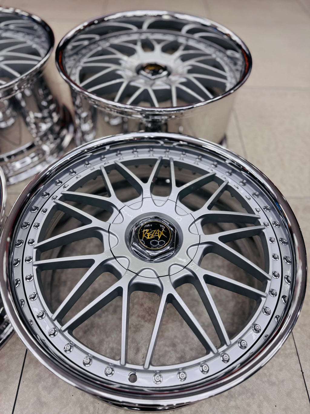 20” REZAX 2pce split forged  wheels