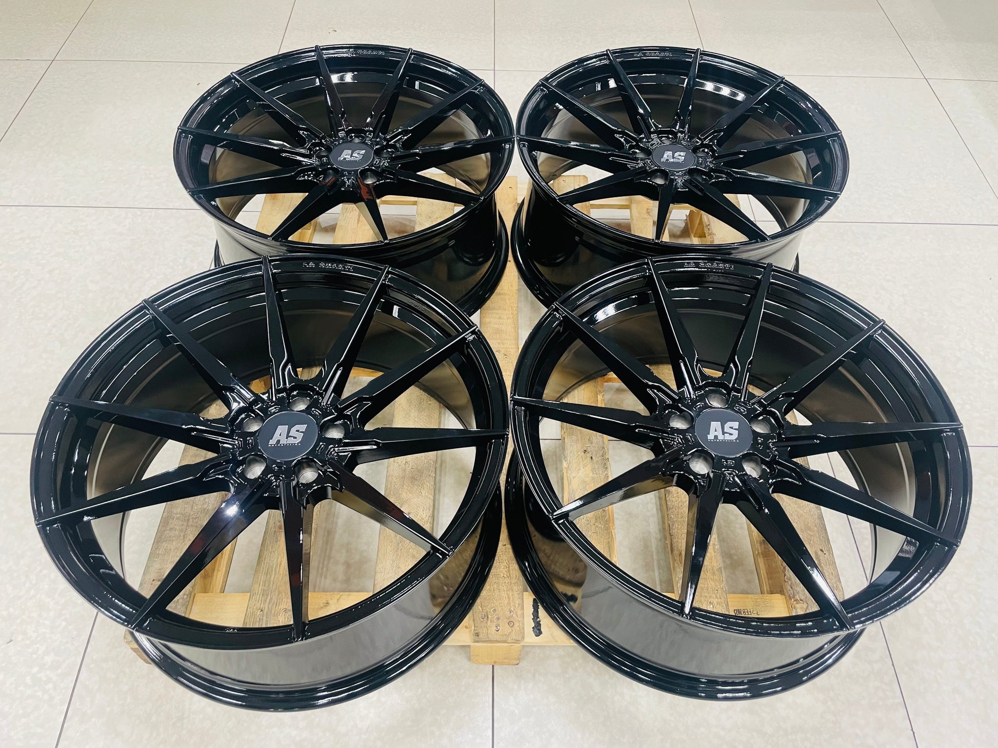 21” AS-5010 5x112 9j PCD gloss black wheels perfect for TIGUAN