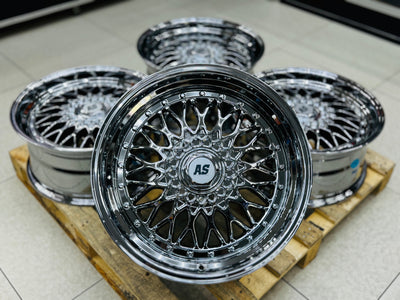 18” AS- MESH 5/100 5/120 SILVER CHROME