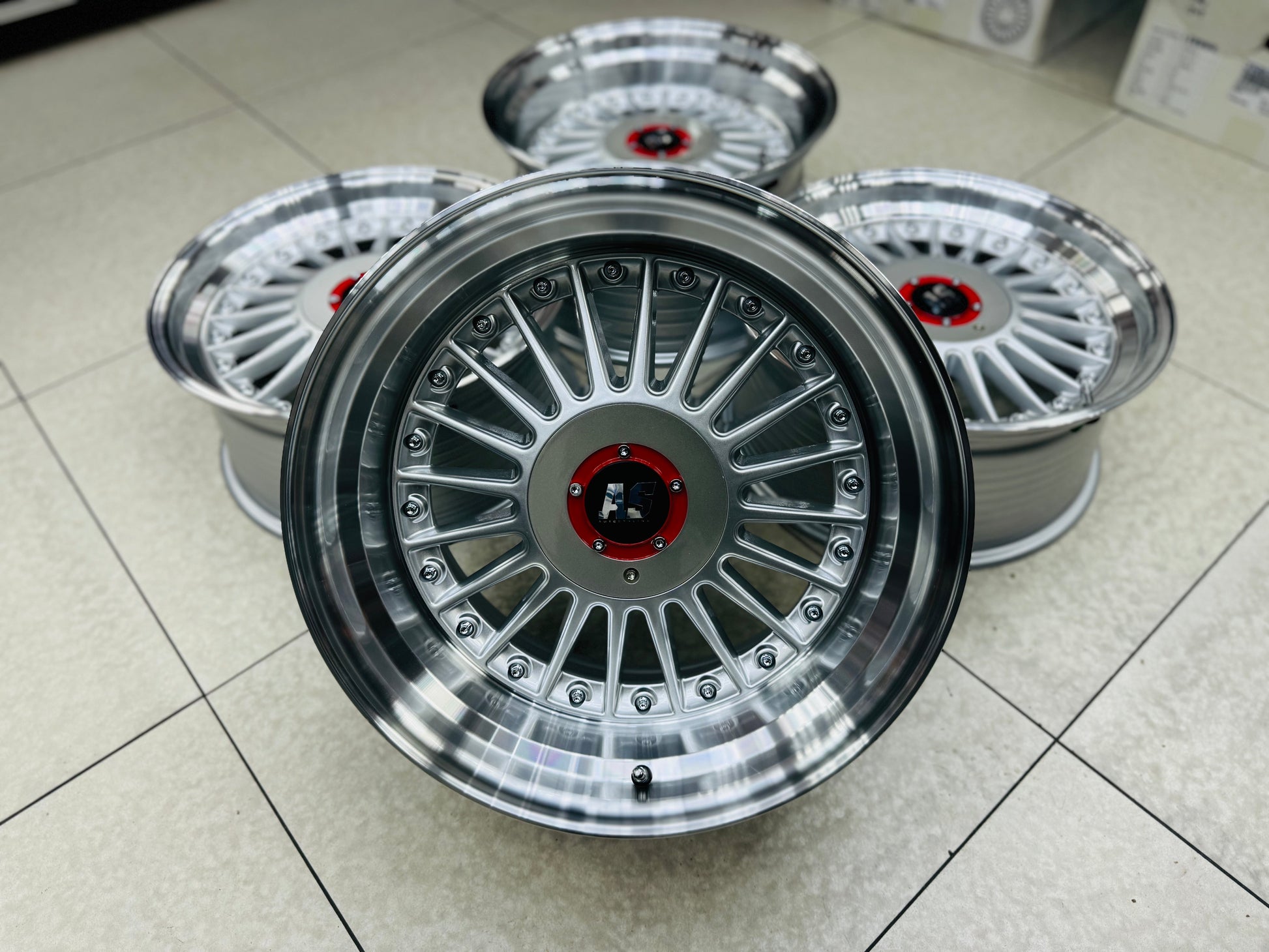 17'' NEW 10J AS-PINA SILVER 4/100 & 4/114 MULTI PCD