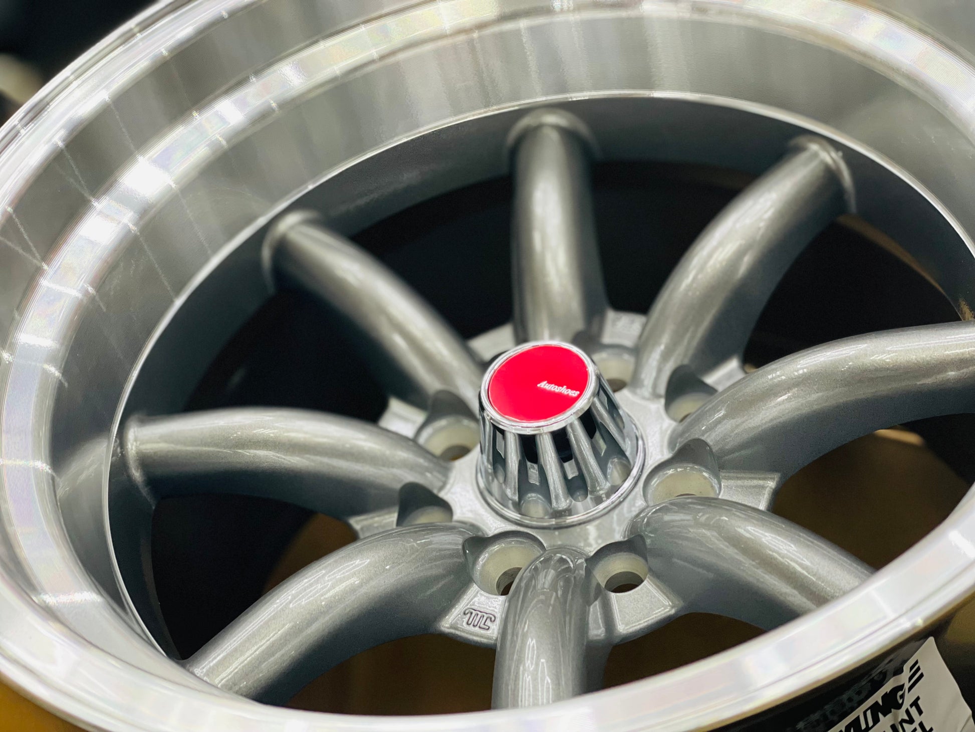 15” AS-WATA 9/10.5J 4/100 4/114 GUNMETAL RIMS