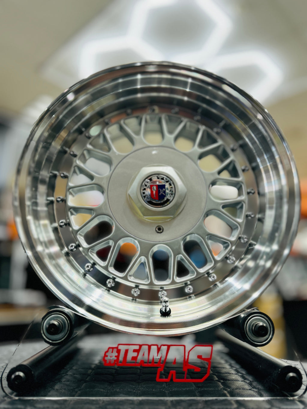 15” AS- 7680 4/100 4/114 silver wheels