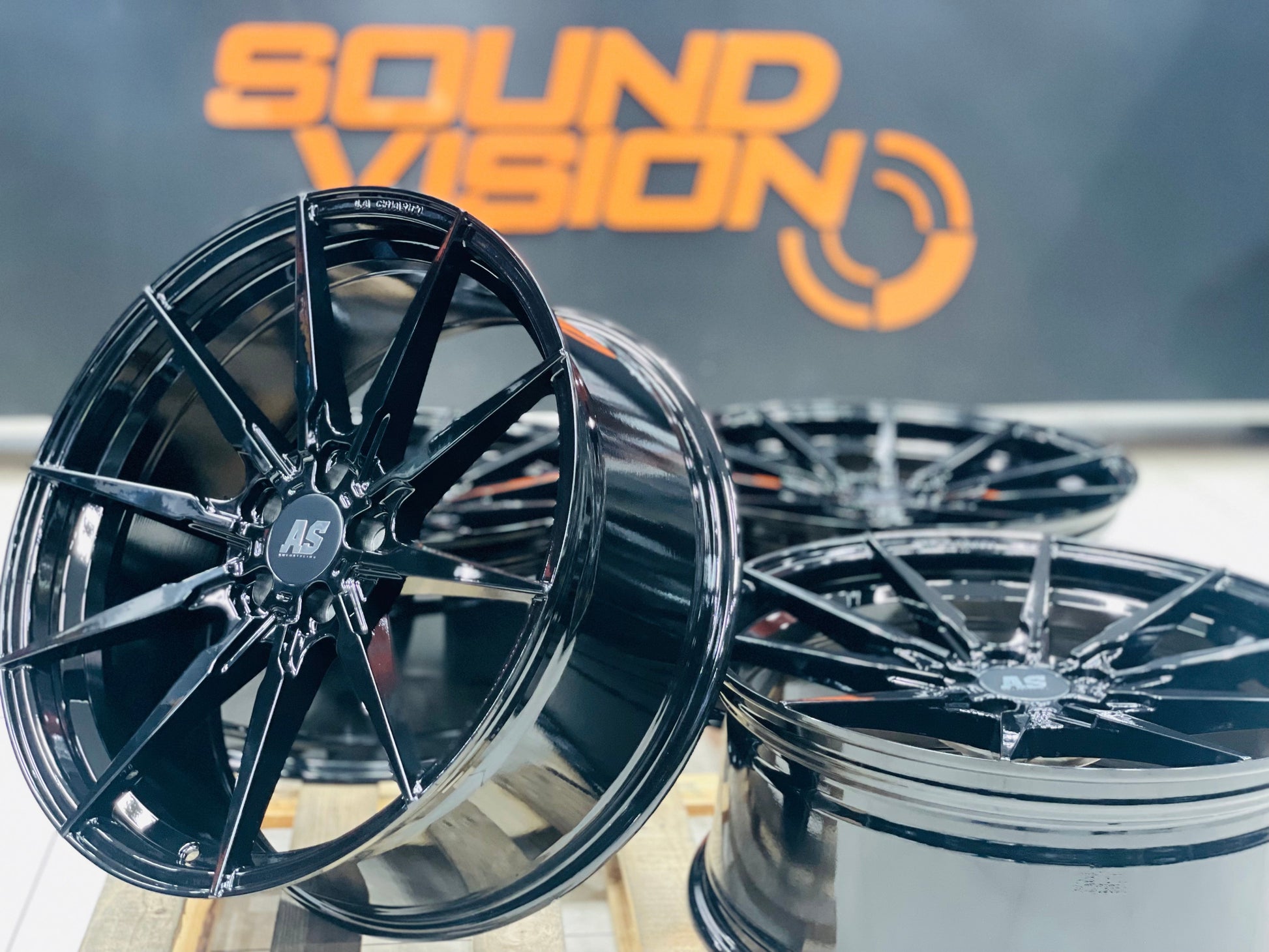 21” AS-5010 5x112 9j PCD gloss black wheels perfect for TIGUAN