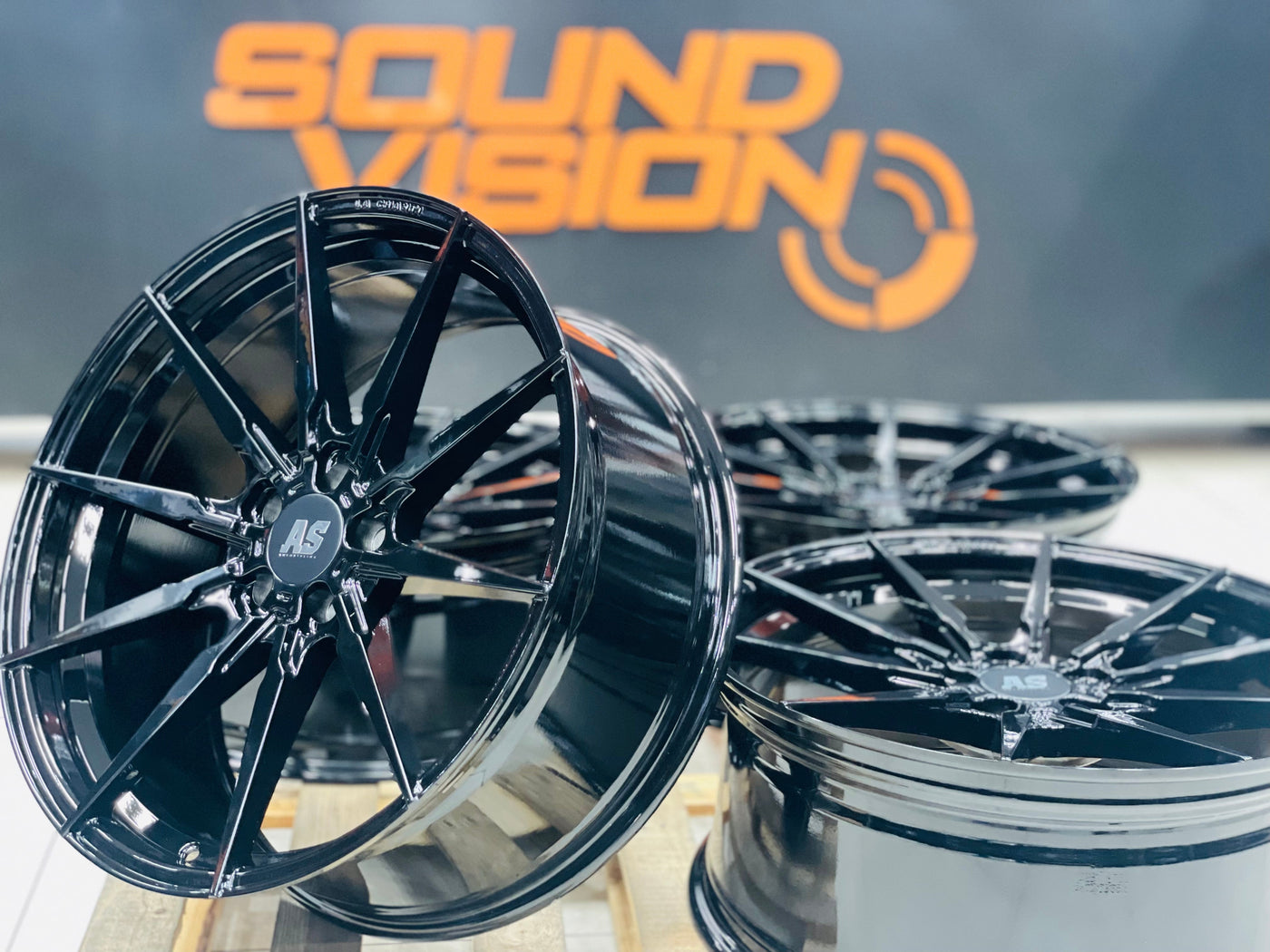 21” AS-5010 5x112 9j PCD gloss black wheels perfect for TIGUAN