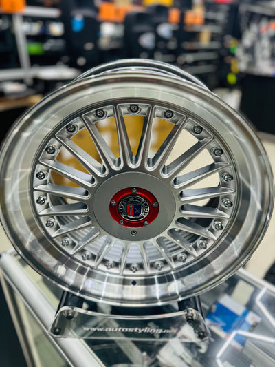 17'' AS-PINA SILVER 4/100 & 4/108  MULTI PCD