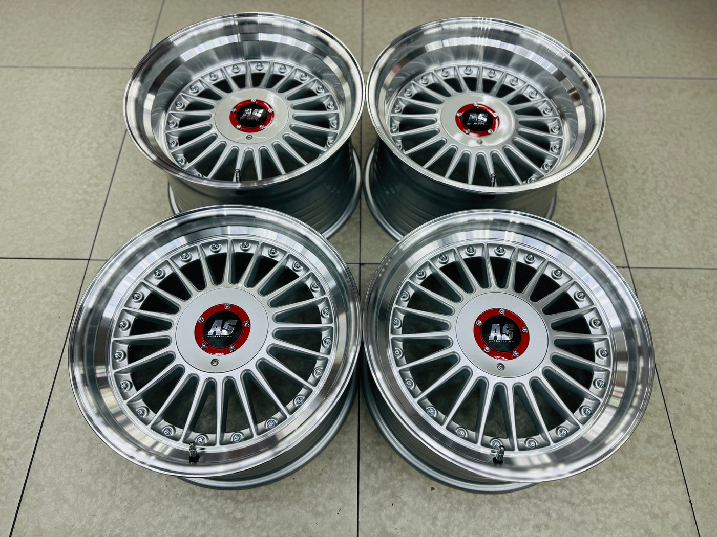 17'' NEW 10J AS-PINA SILVER 4/100 & 4/114 MULTI PCD