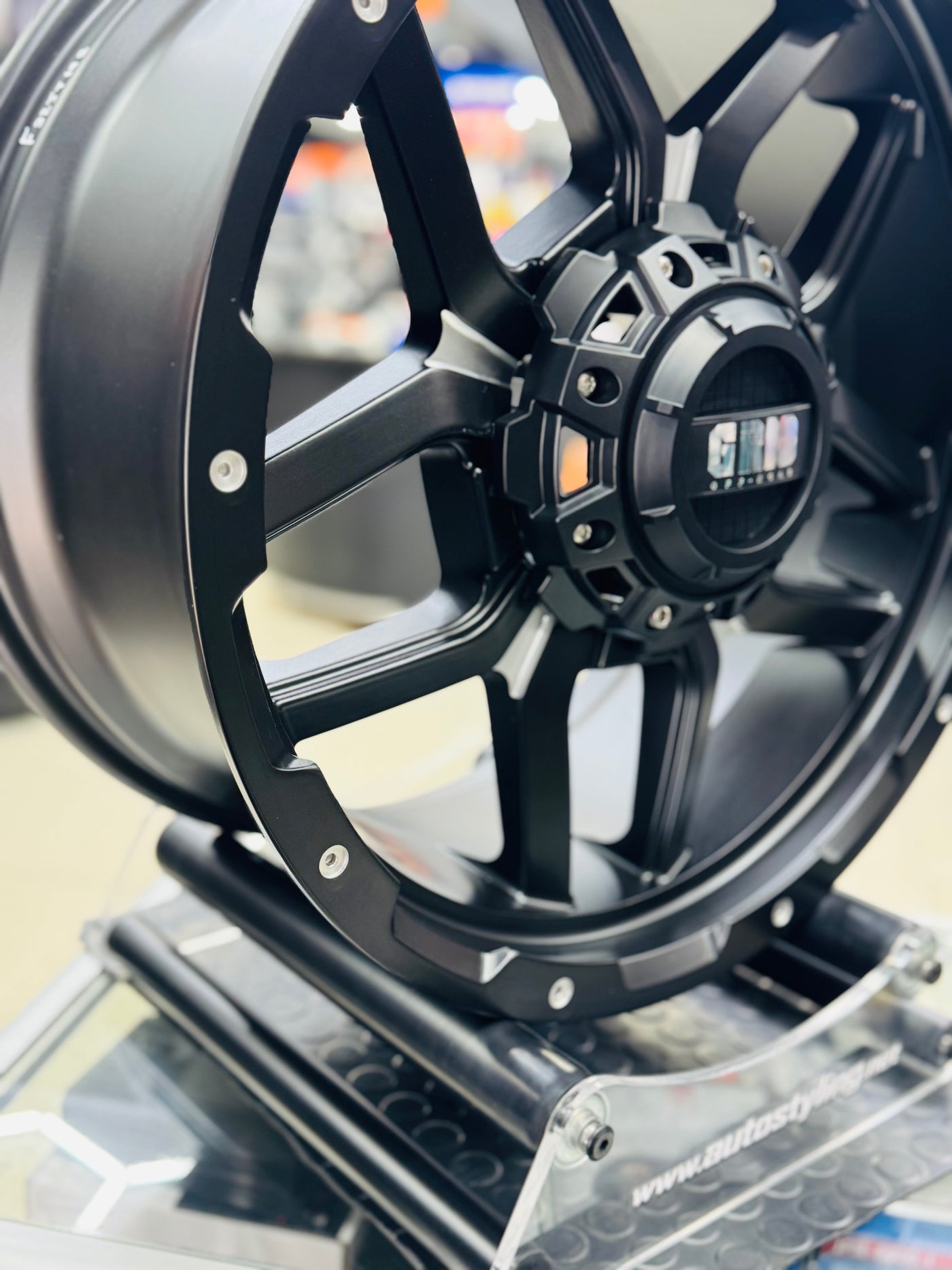 20” AS-F32JT198 6/139 BLACK BAKKIE RIMS