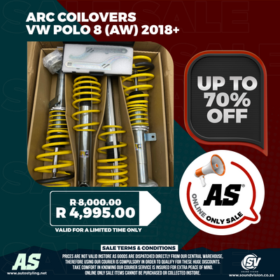 ARC COILOVERS VW POLO 8 (AW) 2018+