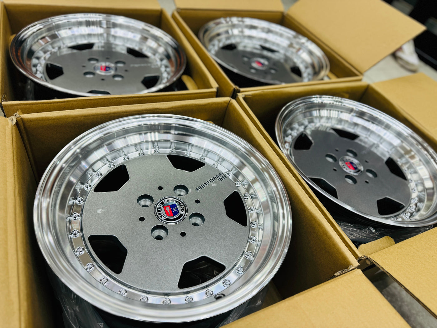 15” AS- PERFORMA M/ BLOCK 4/100 WHEELS