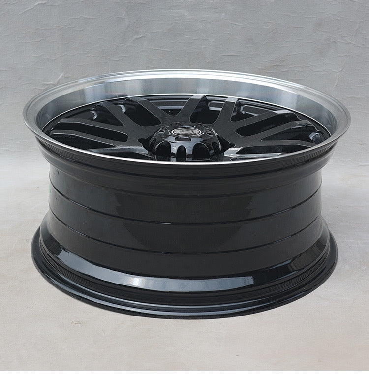 20” AS-F32JT246 6/139 BLACK BAKKIE RIMS