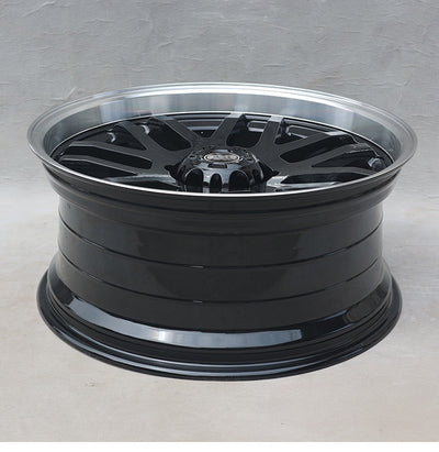 20” AS-F32JT246 6/139 BLACK BAKKIE RIMS