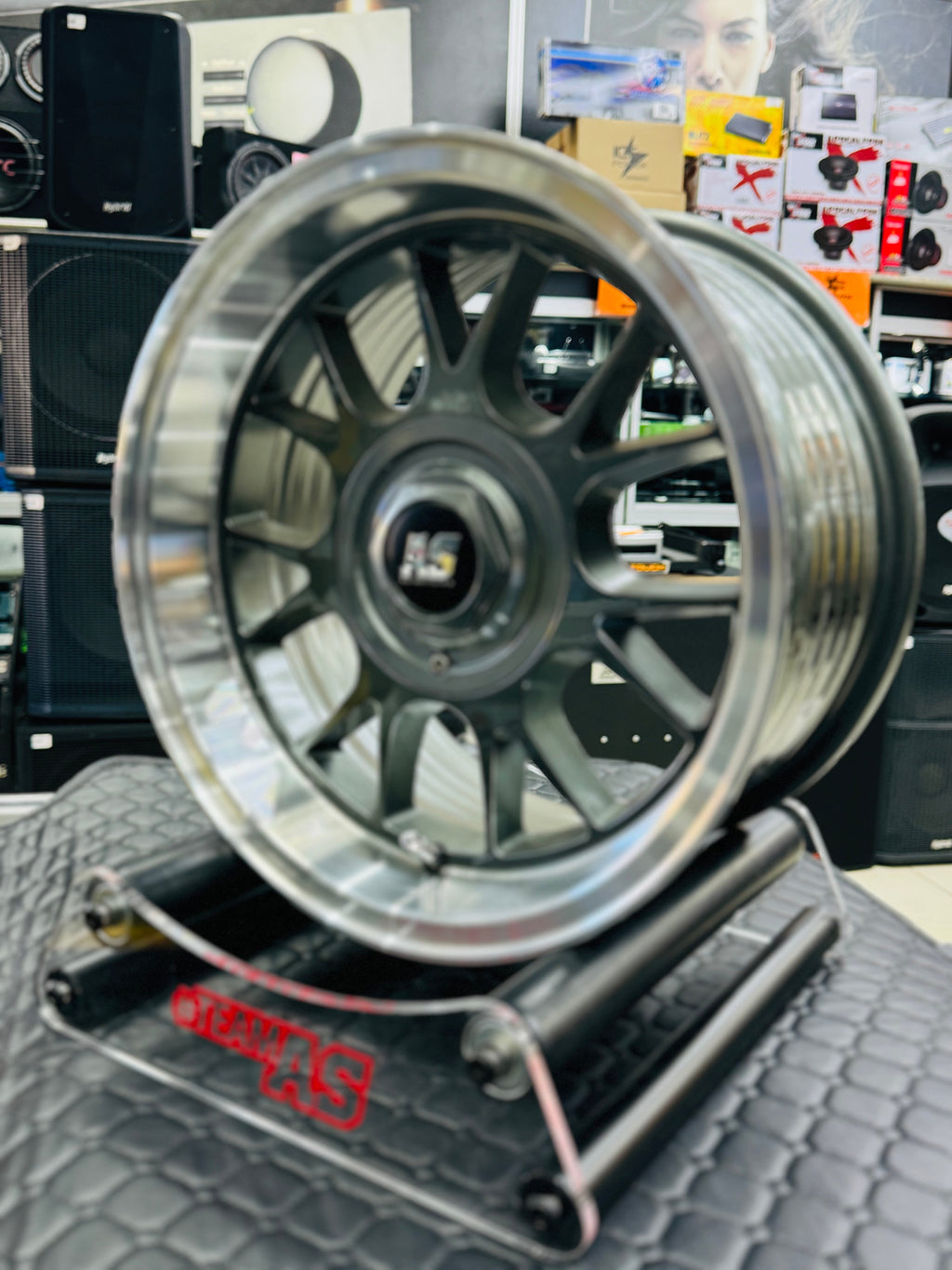 15” AS- 7562 4/100 4/114 gunmetal wheels