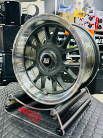 15” AS- 7562 4/100 4/114 gunmetal wheels
