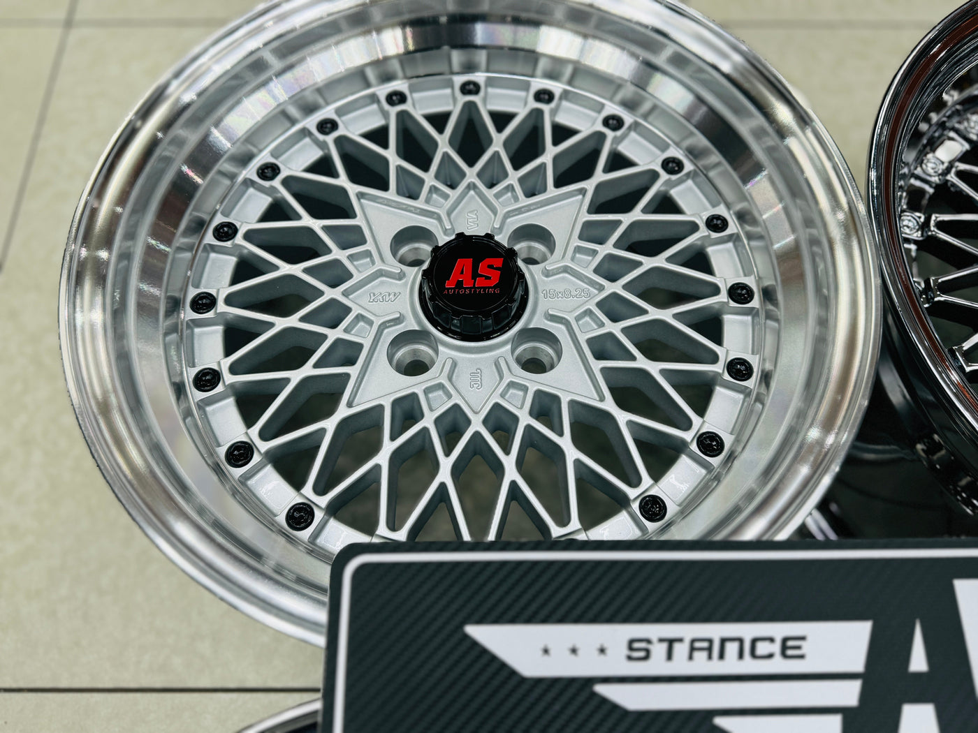 15” AS-SR 4/100 SILVER WHEELS