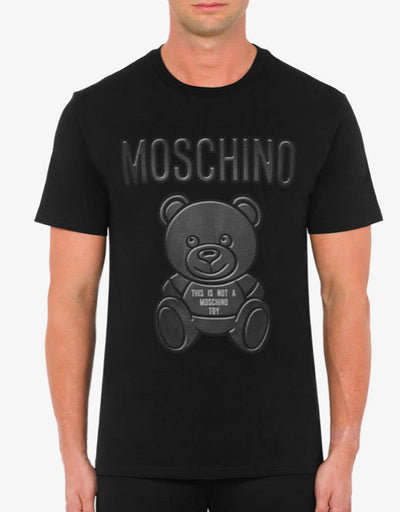MOSCHINO TEDDY BEAR ORGANIC JERSEY T-SHIRT