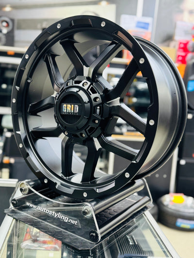 20” AS-F32JT198 6/139 BLACK BAKKIE RIMS